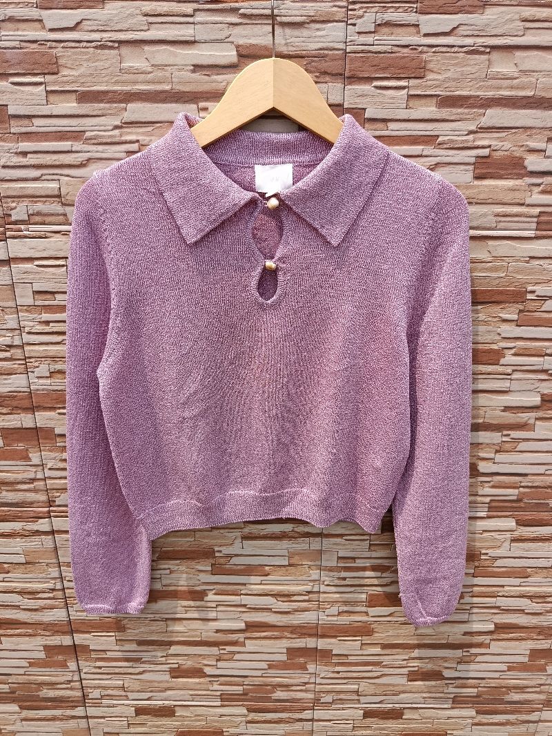 Sweater Crop Rajut HNM, foto 2
