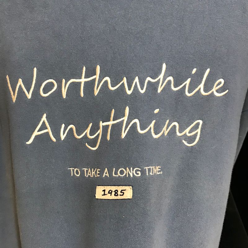Sweatshirt Crewneck Butter Finger Worhwhile, foto 3