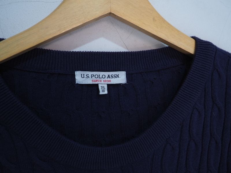 US POLO ASSN CABLE KNIT SWEATER, foto 3
