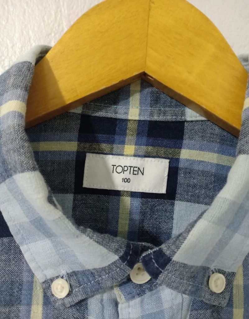 Kemeja Linen Topten Size L, foto 3