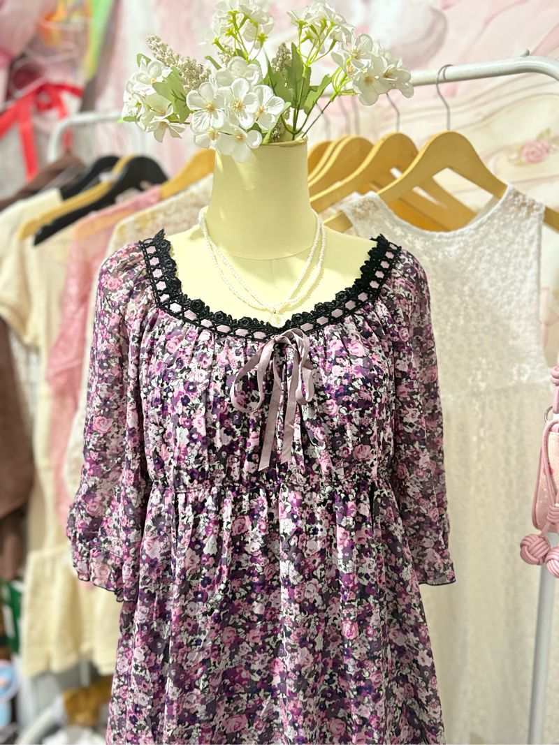 Florall dress batwing, foto 2