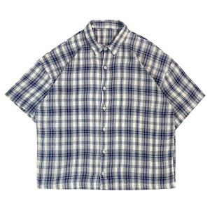 (BS-393) Blank - Plaid Boxy Shirt/Kemeja Boxy Skena Kotak-Ko