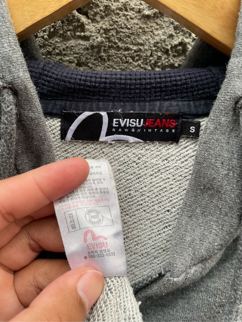 Hoodie Zipper Evisu Jeans, foto 5