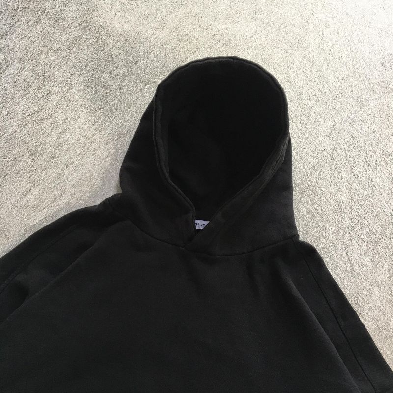 Heavyweight blank hoodie black, foto 3