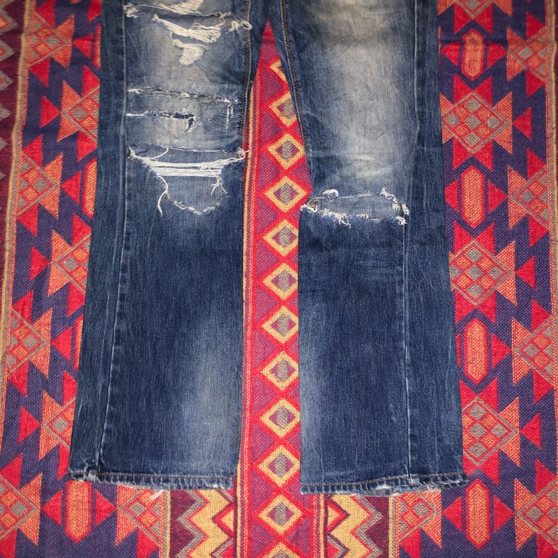 Y2k Distressed flare jeans, foto 3