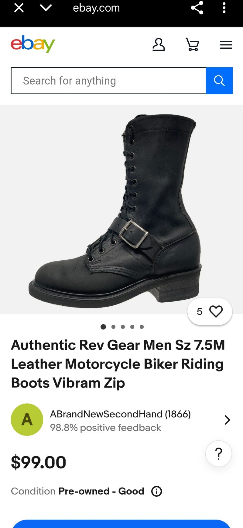 Rev Gear USA bikers boots, foto 7