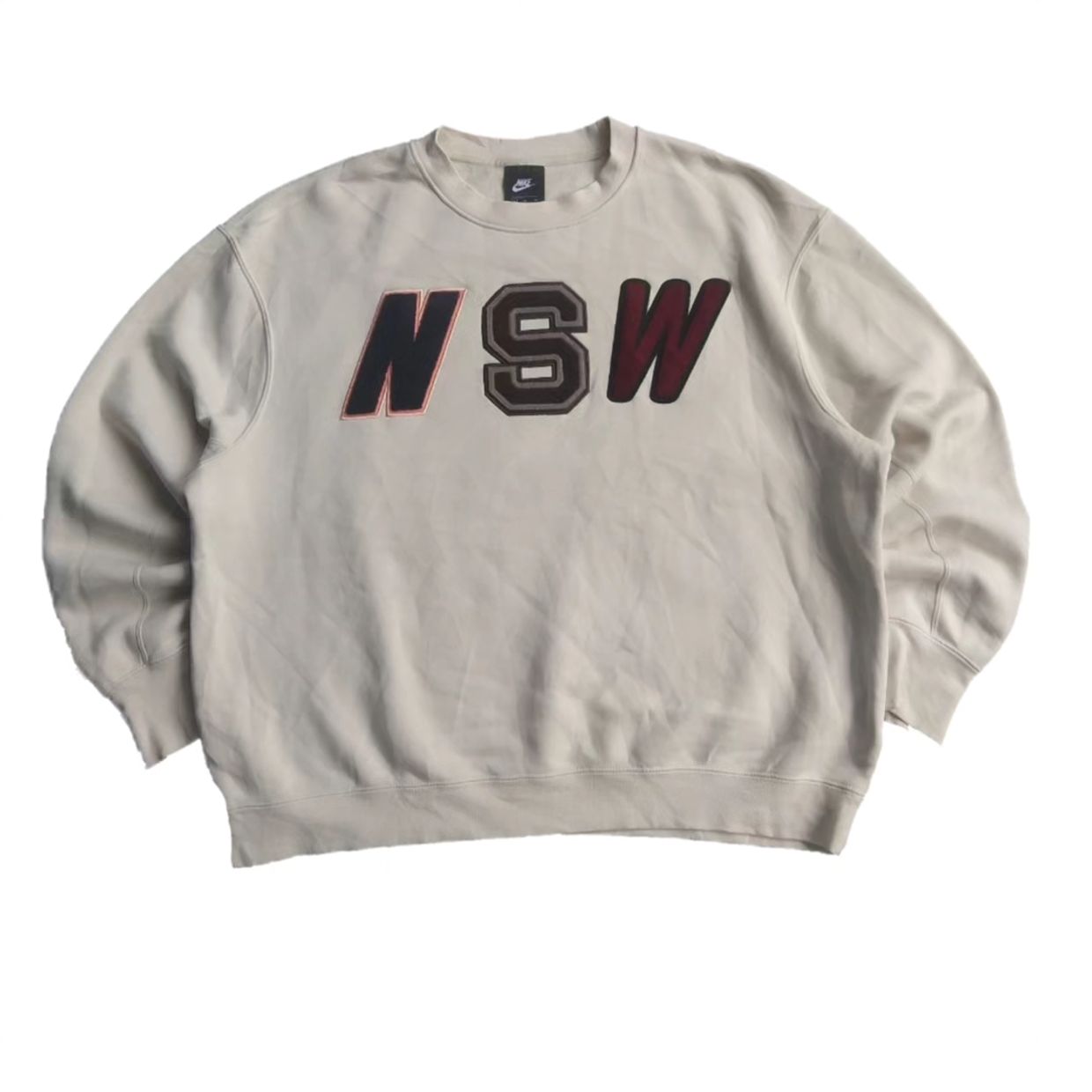 Nike NSW Streetwear Sportswear Sweatshirt Pria cream
