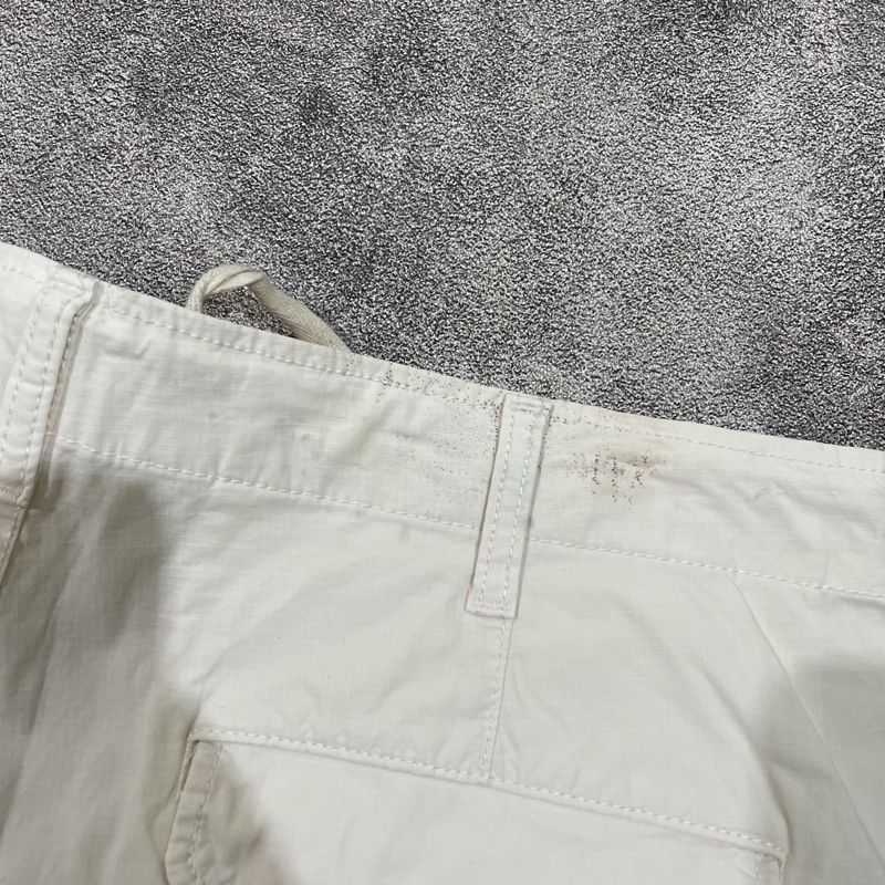 UNIQLO short cargo pants putih, foto 8