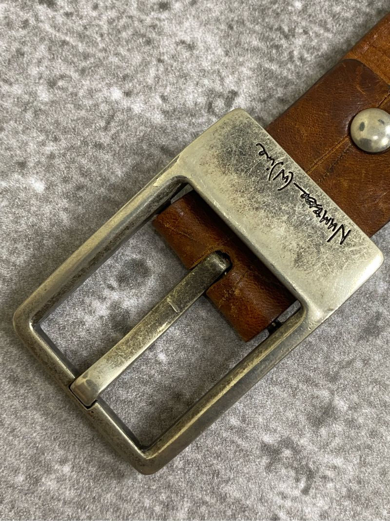 Number nine genuine leather belt, foto 4