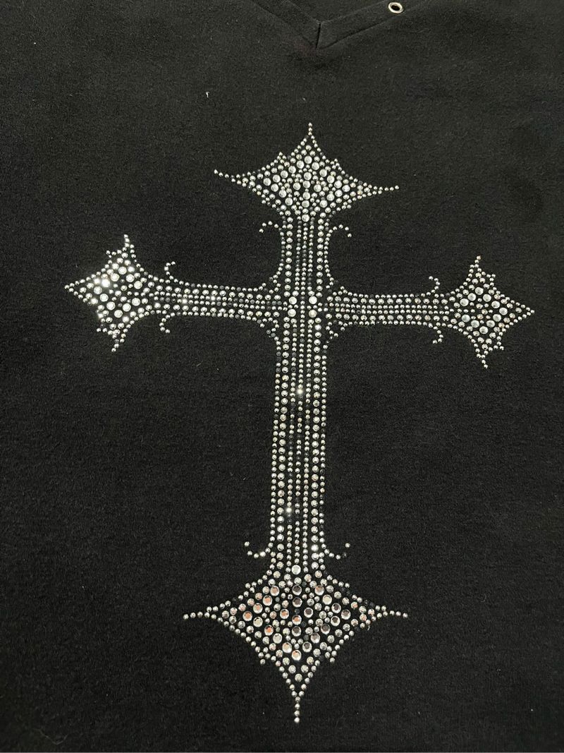 graphic tshirt cross logo, foto 4