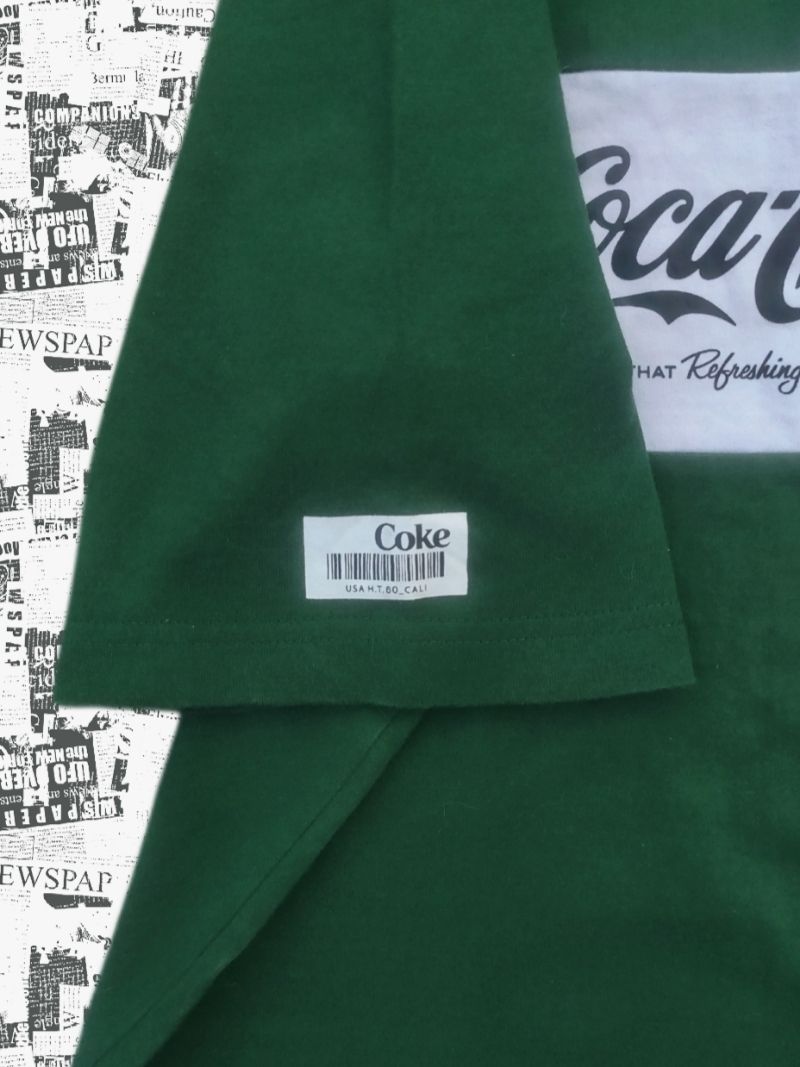 KAOS COCA COLA HIJAU HANGTEN, foto 4