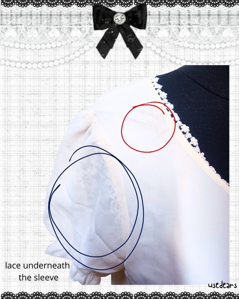 Bone White Blouse (L'est Rose), foto 5