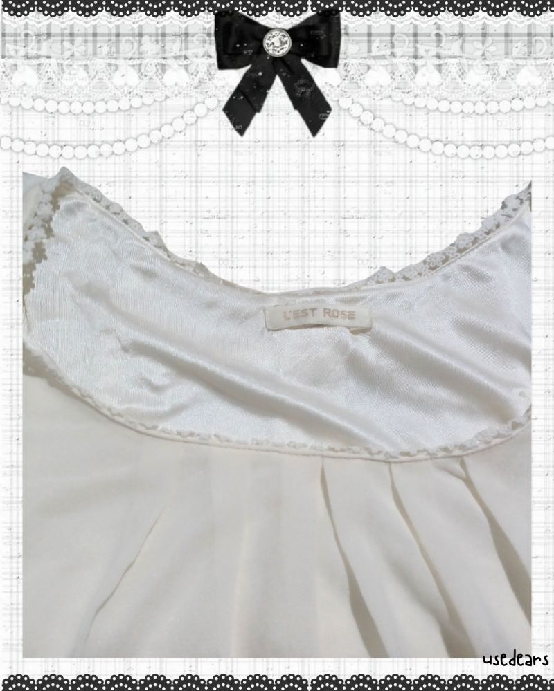 Bone White Blouse (L'est Rose), foto 4