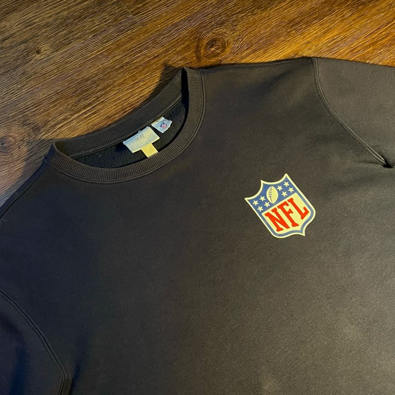 [PRELOVED] Crewneck Navy Blue NFL, foto 4