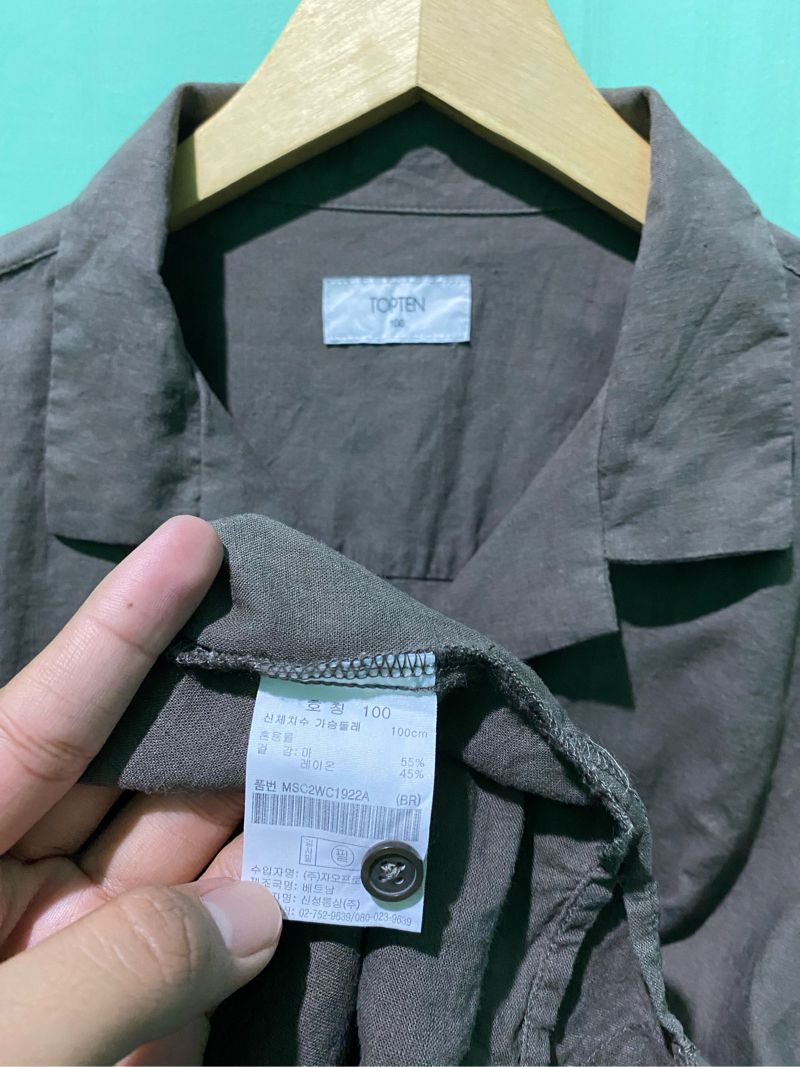 Kemeja topten open collar, foto 3