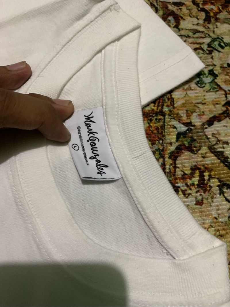 Tshirt Mark Gonzales White, foto 3