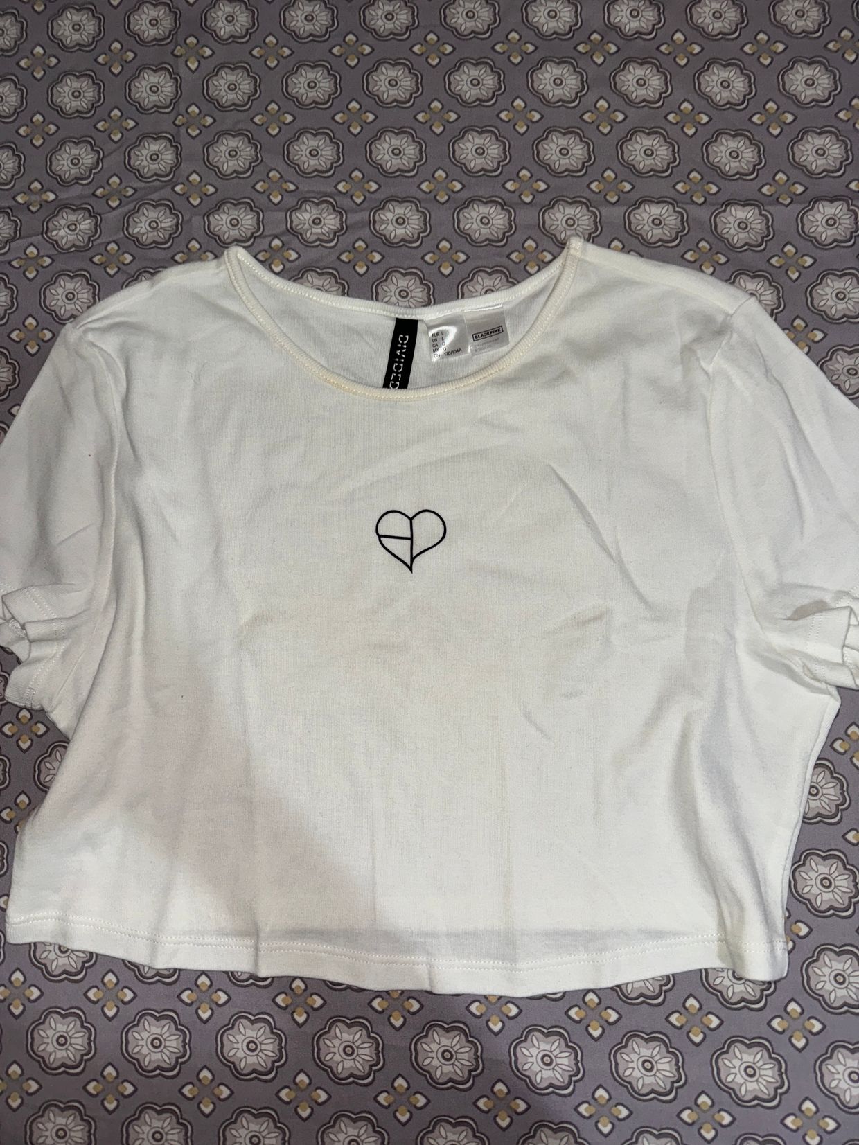 H&M Casual Crop top Wanita white