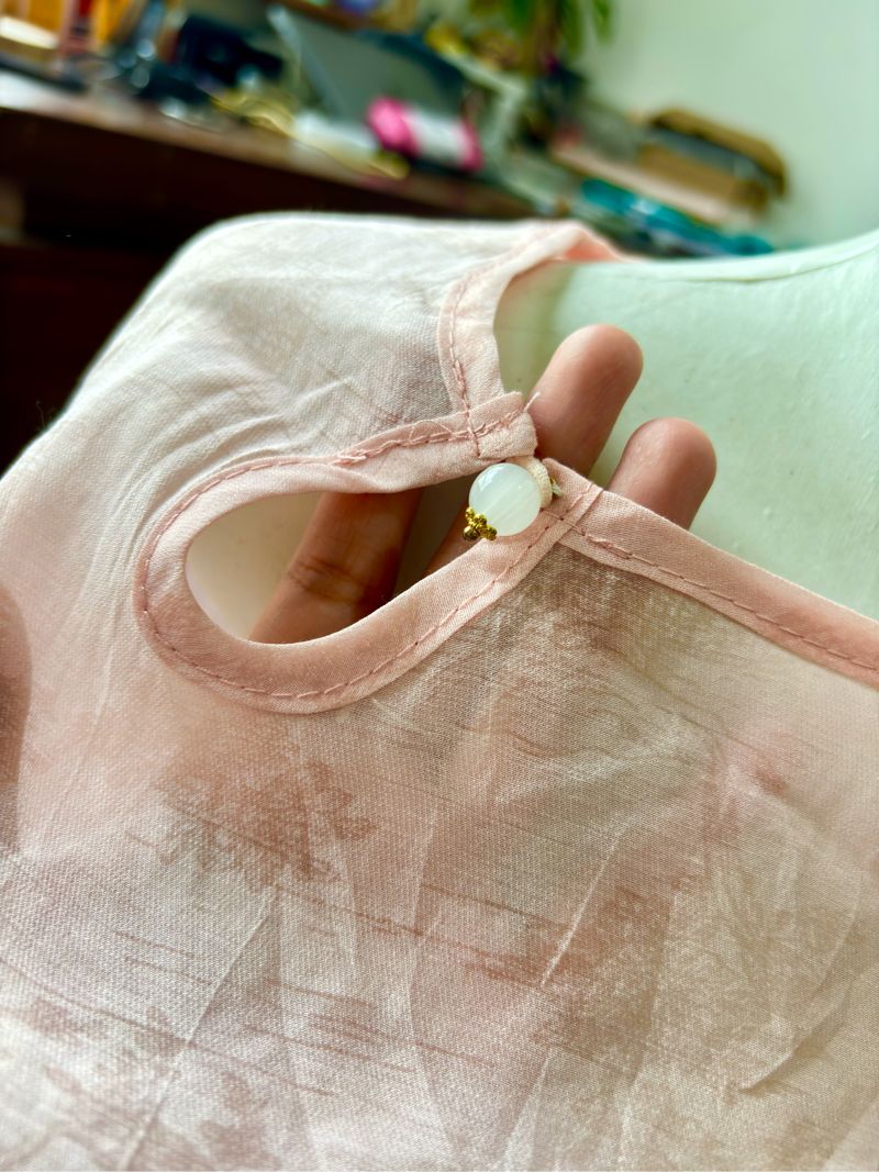 Blouse Wanita Shanghai Soft Pink, foto 2