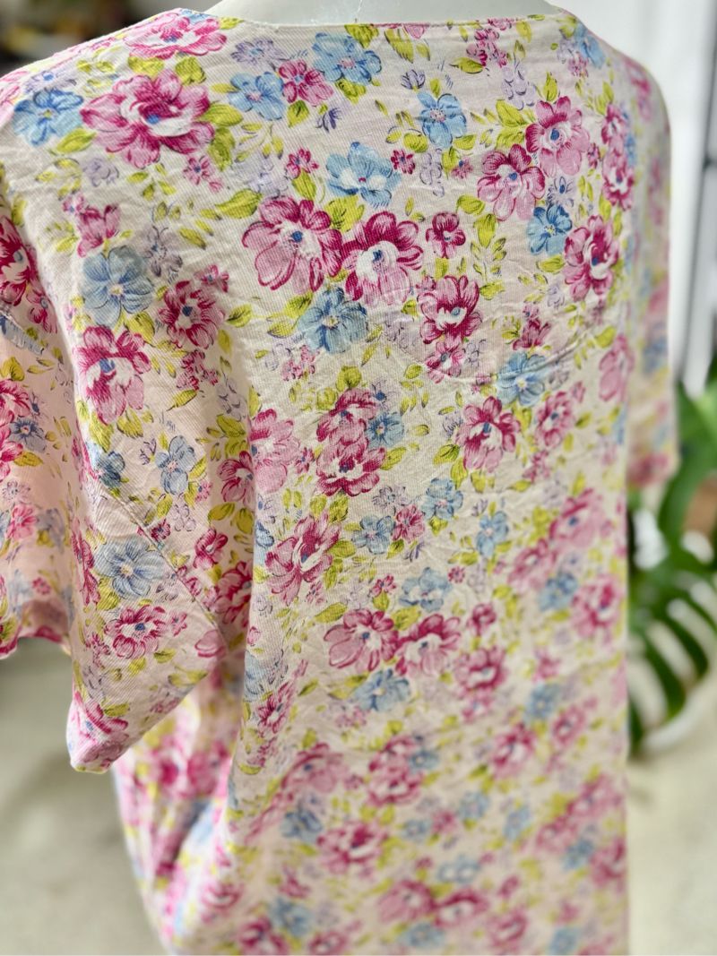 Kemeja Blouse Wanita Motif Bunga, foto 6