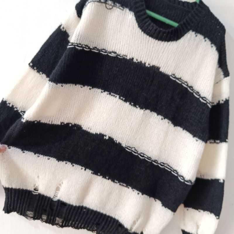 Sweater Rajut Stripe Rebell, foto 4