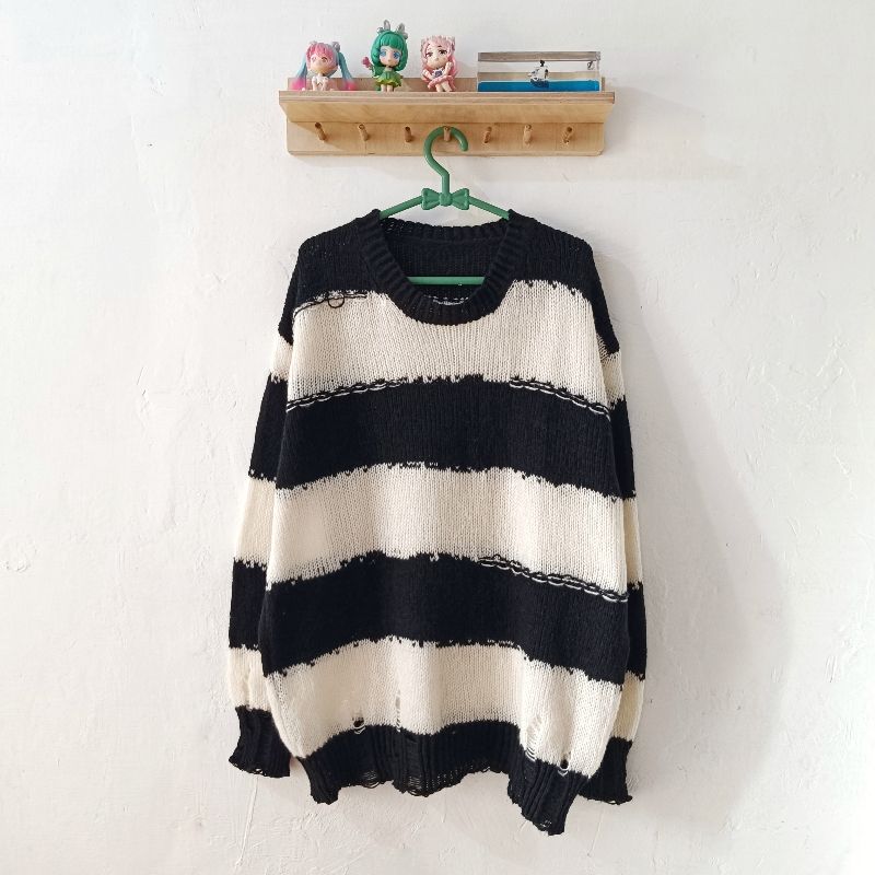 Sweater Rajut Stripe Rebell, foto 2