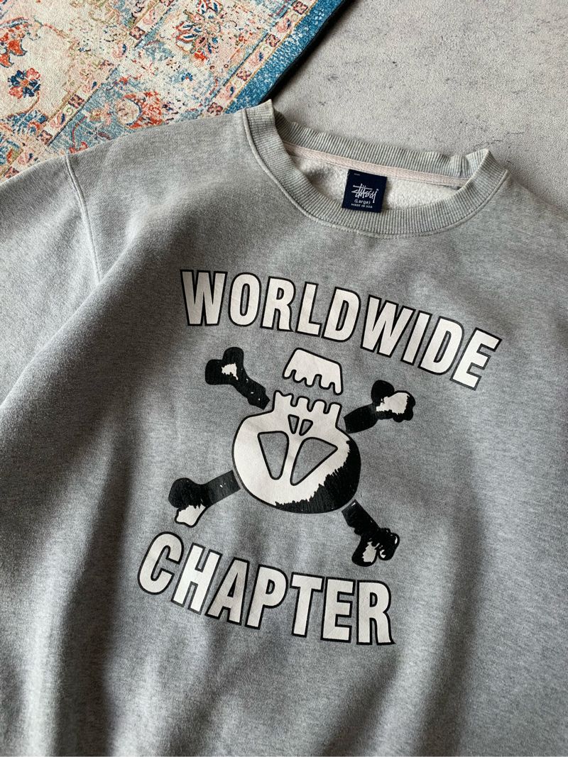 STUSSY RIDERS Y2K SWEATSHIRT, foto 2