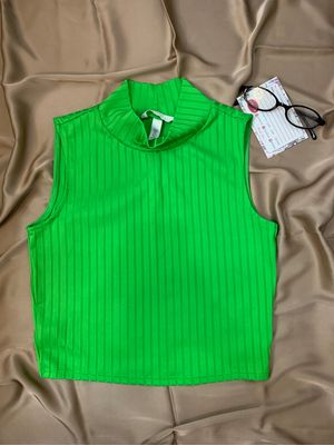 H&M | Concert Top Green Neon