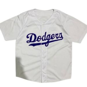 white basebal jersey dodgers
