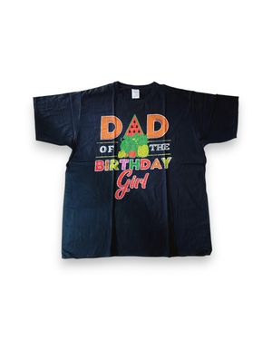 Kaos Port & Company ''Dad Of The Birthday Girl'' Black Short
