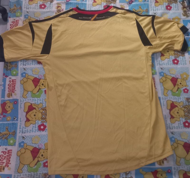 Jersey ADIDAS Spain Emas Gold Black - Climacool, foto 7