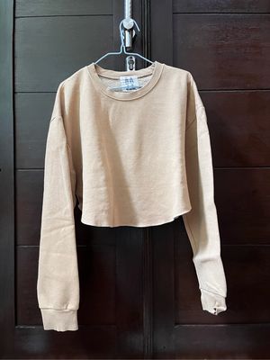 Cropped Fleece Sweatshirt Wear Store