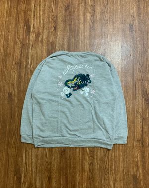 Japanese brand Y2K Sweater Pria gray