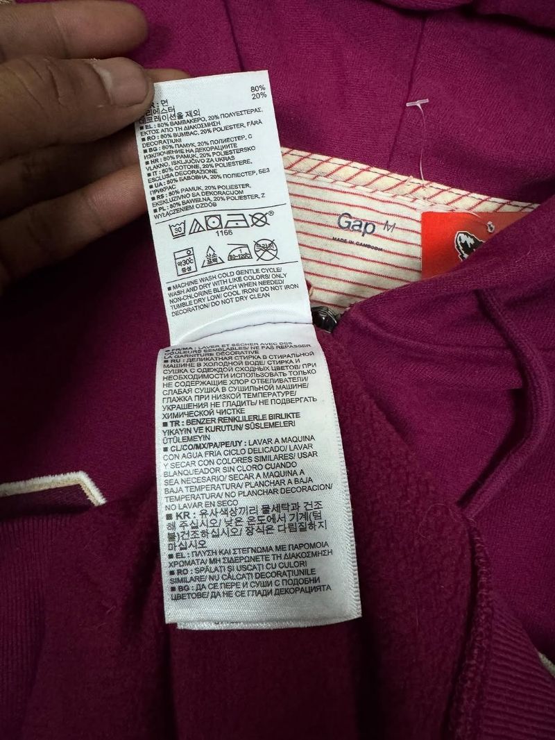 gap logo zipper hoodie #JLHD28, foto 3