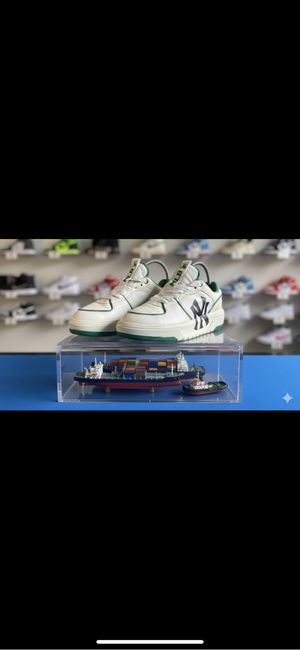 Sepatu Sneakers MLB Low Linner Green (Size 45)