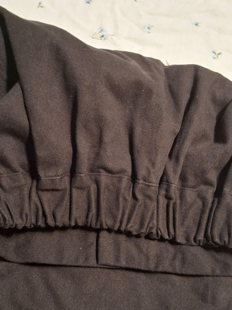 Black jeans skirt (Preloved), foto 4