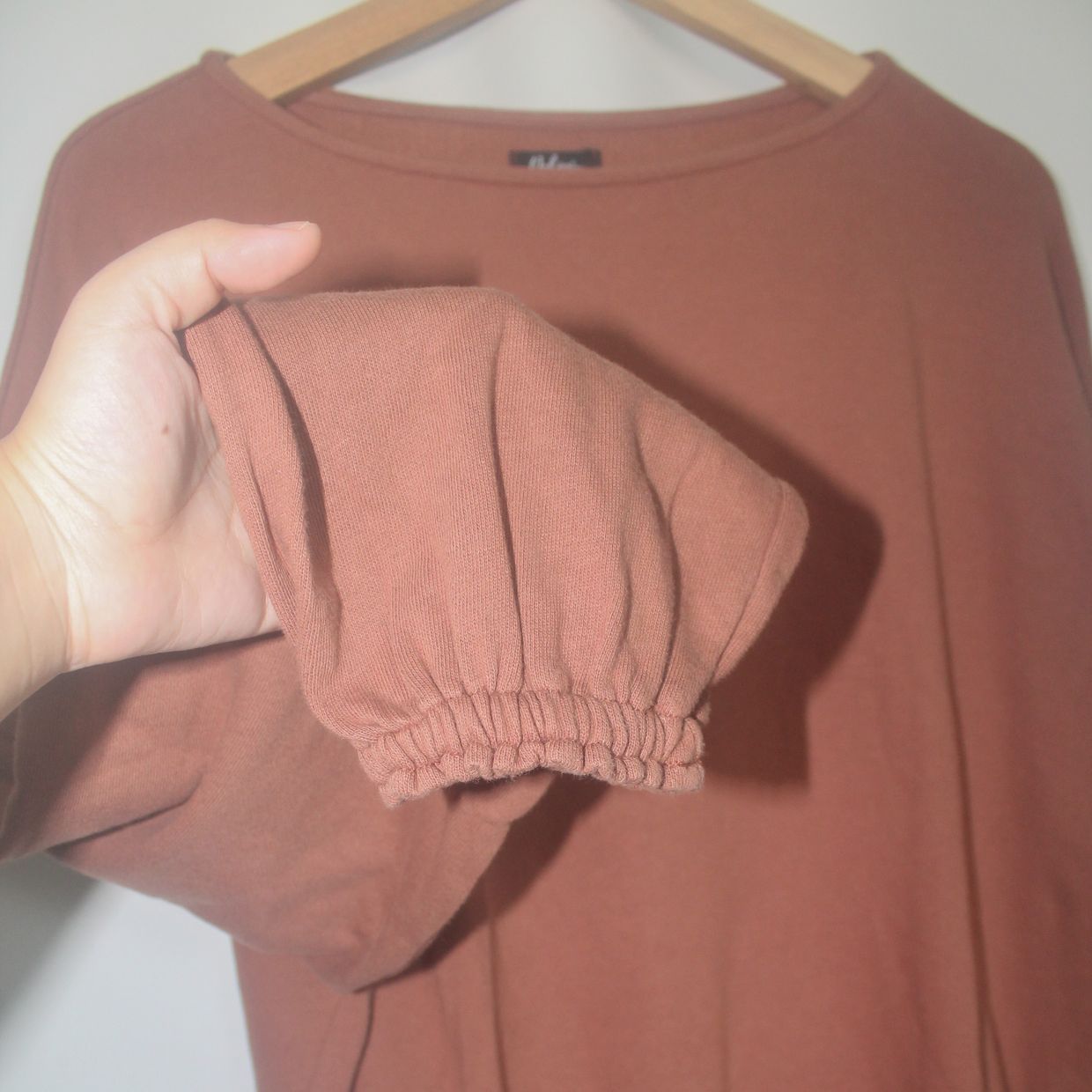 Delonix Oversized Sweater Top - Brown, foto 4