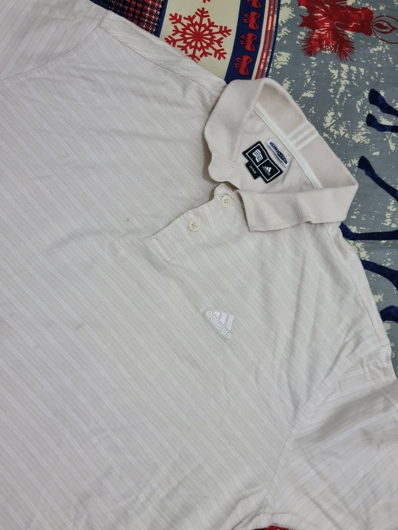 Polo Salur Adidas (Climate) Bahan Katun, foto 2