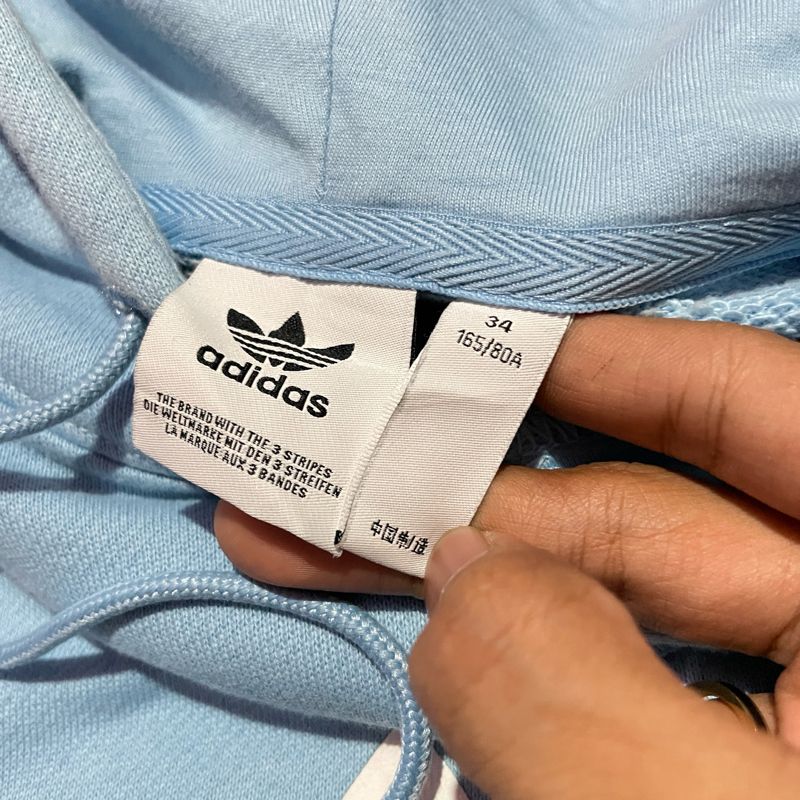 Adidas trefoil Baby Blue, foto 4