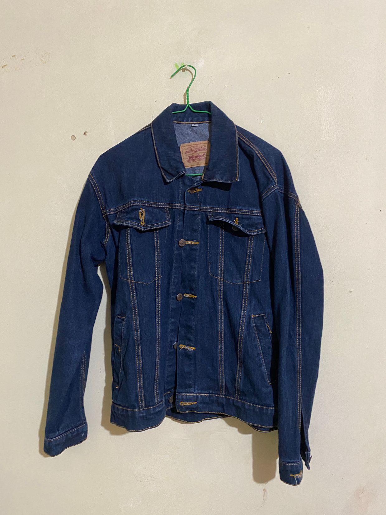 Levi's Luxury Futurist Denim jacket Pria navy blue