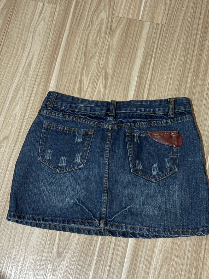 Vintage Mini Denim Skirt, foto 2