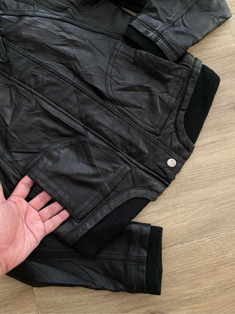 HUM CAFERACER LEATHER JACKET| BIKER | CASUAL | OUTER, foto 2