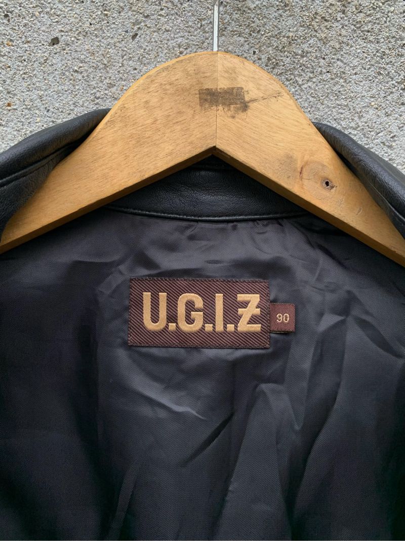 Retro Biker Motorcycle Leather Jacket With Full Pocket, foto 3