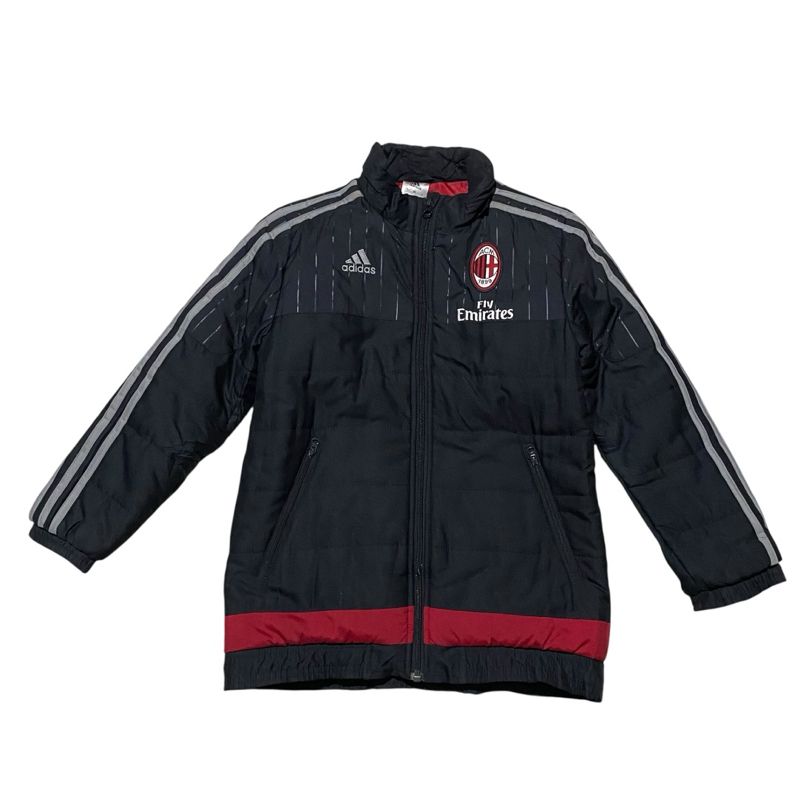 Adidas AC Milan 2015-16 kids puffer down jacket Preloved