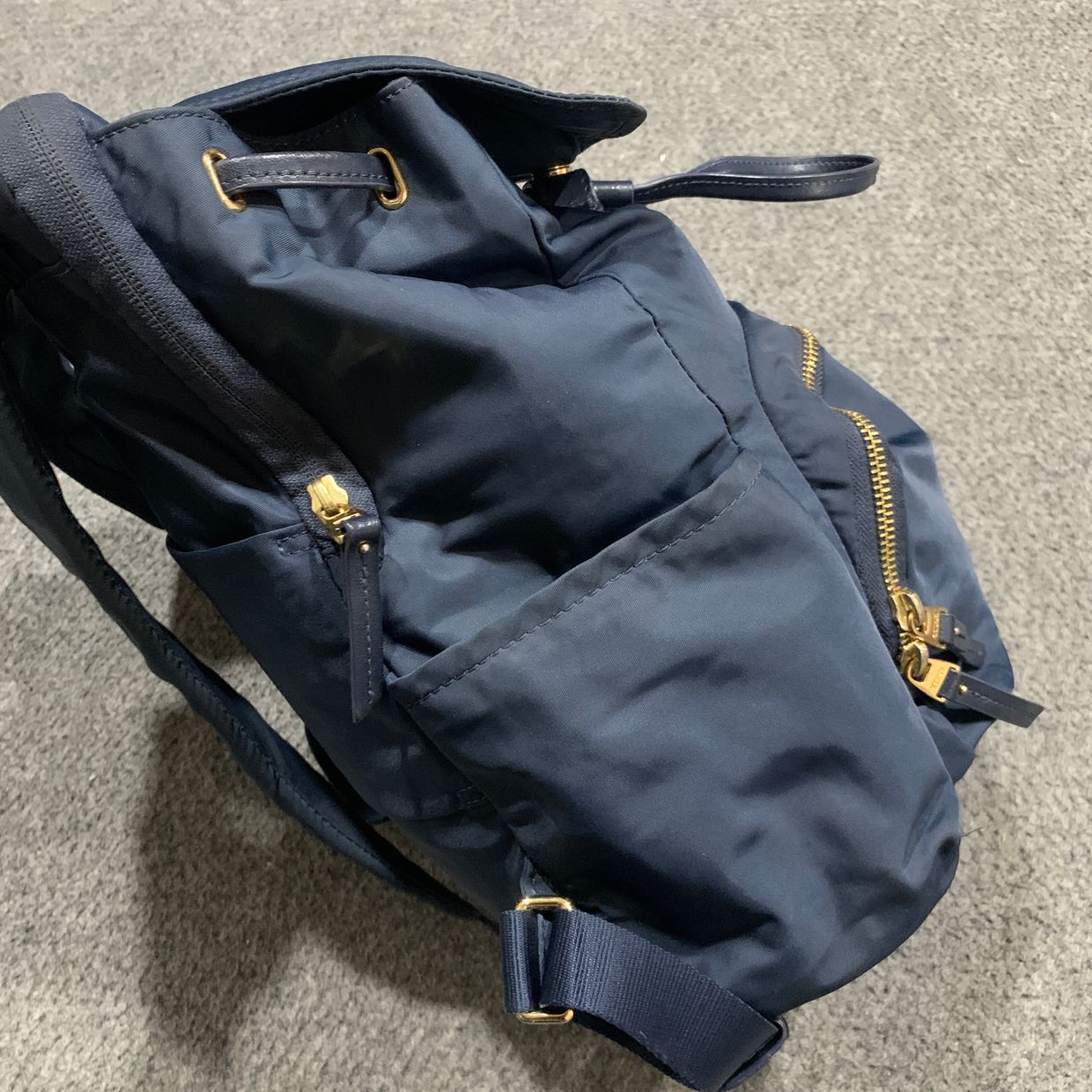 TUMI Minimalist Casual Backpack Wanita navy, foto 4