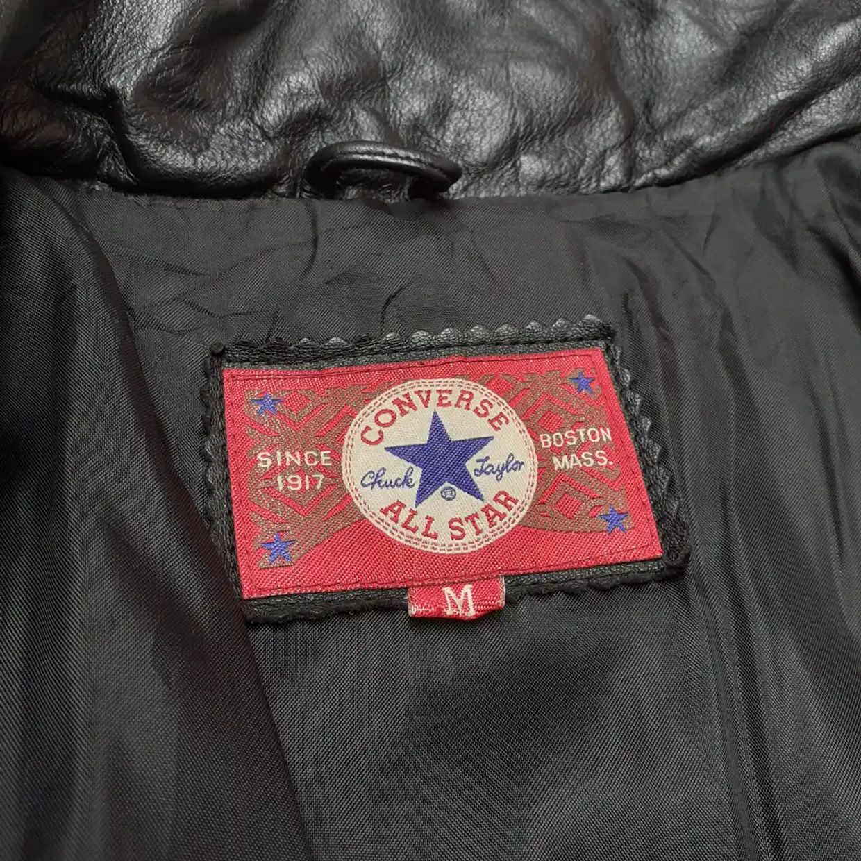 Item(s): 90s Converse Leather Jacket Size, foto 5