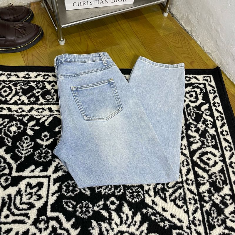 00’s Straight fit blue jeans, foto 4