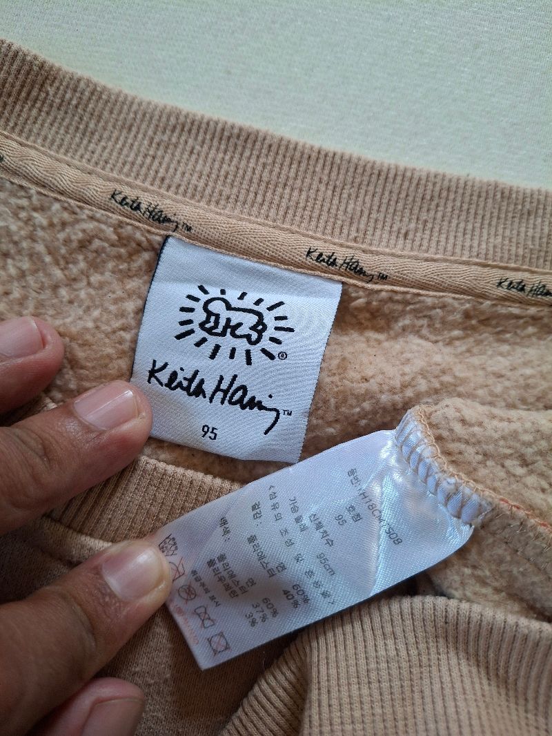 CREWNECK SWEATSHIRT KEITH HARING ORIGINAL 100%, foto 3