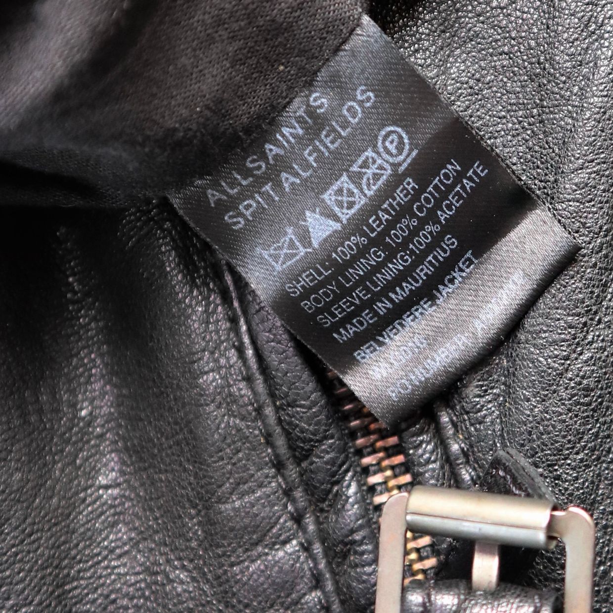 Biker Leather jacket Wanita black, foto 4