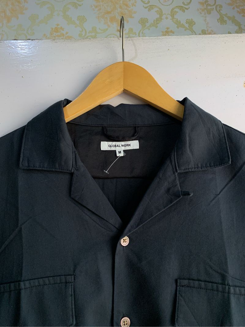 Open Collar Kemeja Double Pocket, foto 5