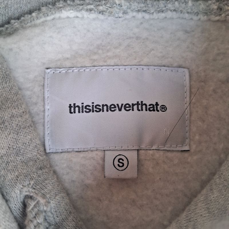 THISISNEVERTHAT ARCH LOGO HOODIE — Green on grey, foto 6